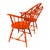 1980s Pair of Metal Windsor Bowback Arm Chairs For Sale - Image 4 of 11