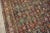 1900s Rustic Blue Navy Tribal Geometric Antique Caucasian Karabagh Wool Rug For Sale - Image 4 of 7