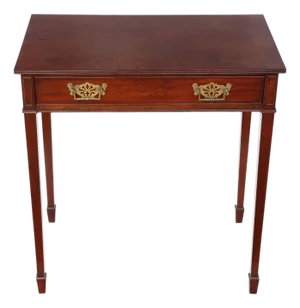 Georgian Revival Mahogany Writing Desk, 1880s-1900s