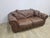Brown Mid-Century Style Chesterfield Sofa inl Leather For Sale - Image 8 of 18