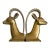 Mid Century Ibex Brass Bookends For Sale
