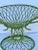 Vintage Wire Basket Pedestal Fruit Bowl With Butterflies For Sale - Image 4 of 10