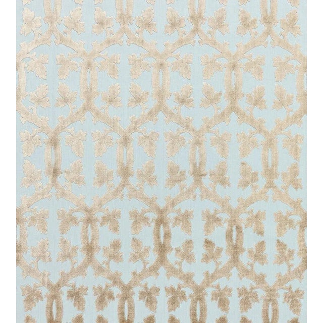 The House of Scalamandré Falk Manor House Fabric, Mineral For Sale