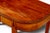 Cinnamon Antique American Federal North Shore Inlaid Mahogany Demilune Games Table For Sale - Image 8 of 15