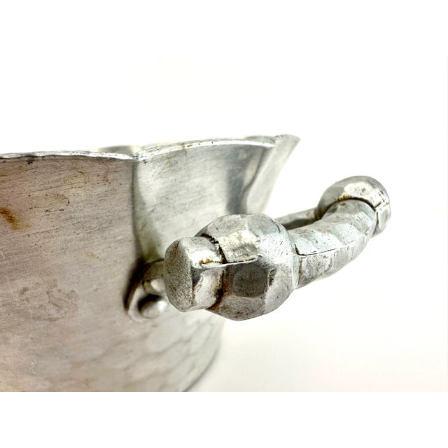 When we entertain its all in the details. This is a beautiful hand forged ice bucket and tongs. The details are iconic...