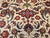Vintage Isfahan Rug, Hand-Knotted Wool, Floral Pattern, Ivory & Red, 7x11 For Sale - Image 17 of 18