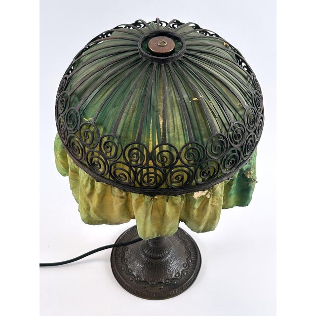 Antique Art Nouveau Table Lamp from Reinhold Kirsch, 1900s For Sale - Image 14 of 18