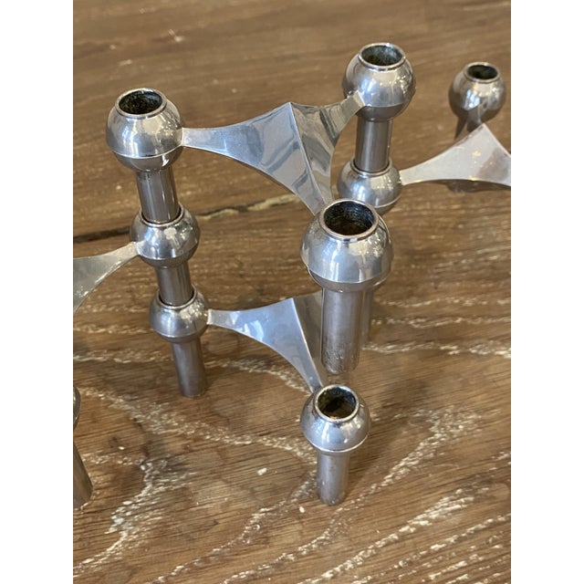 Vintage Modular S22 Candleholders, 1970, Set of 4 For Sale - Image 12 of 18