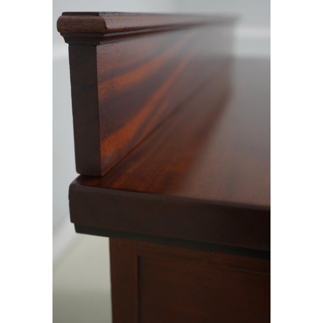 Antique Empire Mahogany 1 Drawer Buffet Server For Sale - Image 14 of 18