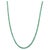 33.44ct Natural Emerald Tennis Necklace in 925 Silver for Her For Sale - Image 6 of 13