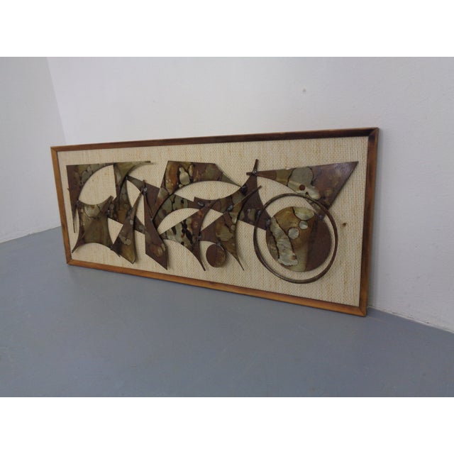 Metal Brutalist Metal Wall Panels by Henrik Horst, Denmark, 1960s, Set of 2 For Sale - Image 7 of 18