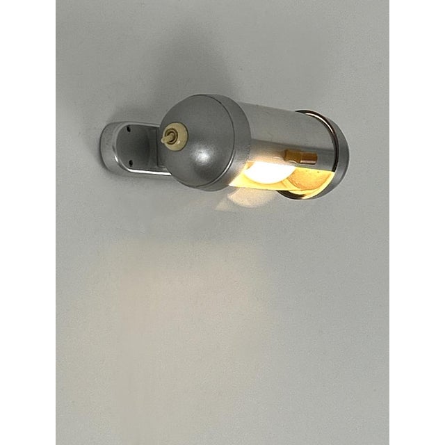 Streamline Bauhaus Sub-Marine Cabinet Sconce from König, Germany, 1940s For Sale - Image 15 of 18