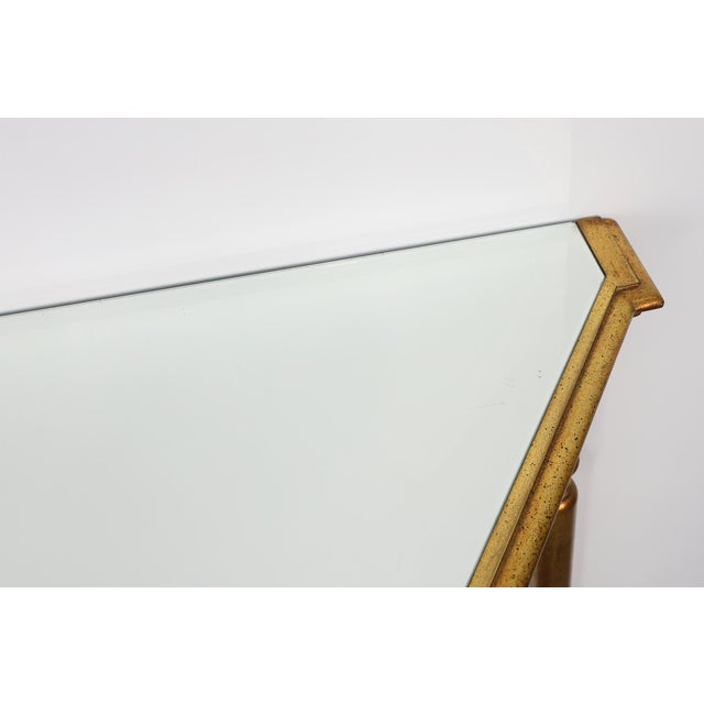 Hollywood Regency Hollywood Regency Console Table from Deknudt, Belgium, 1980s For Sale - Image 3 of 13