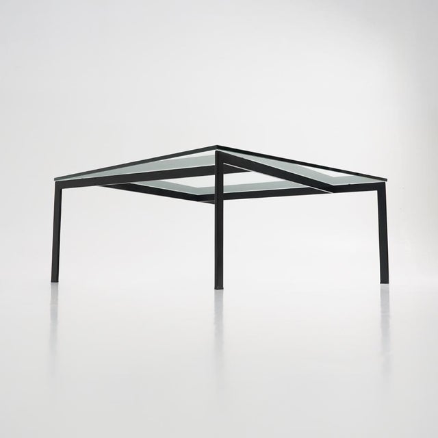 Glass and Metal Coffee Table by Paolo Tilche for Arform, 1960s For Sale - Image 6 of 13