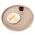 Boho Chic Artifacts Rattan Round Ottoman Tray For Sale - Image 3 of 5