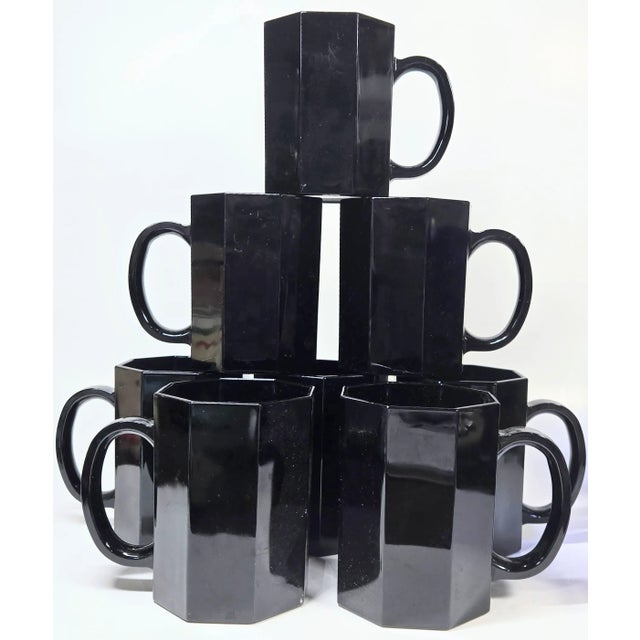 80s French Gothic Glam Mugs- Set of Eight For Sale - Image 15 of 17