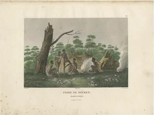 Peron, Illustration of Natives of Van Diemen's Land, 1810s, Print