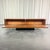Modern Sideboard with Imitation Leather in Wood and Stainless Steel, 1960 For Sale - Image 4 of 14