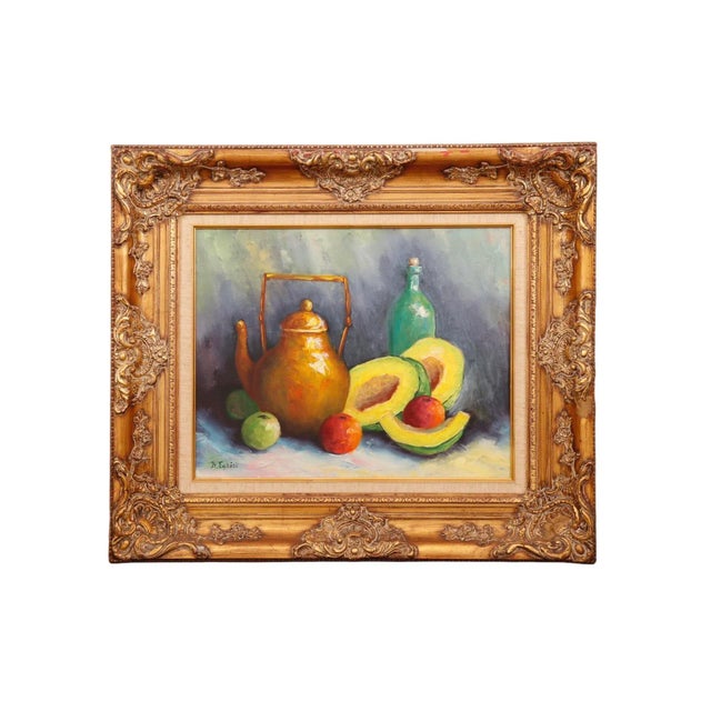 Still Life Oil on Canvas For Sale - Image 9 of 9