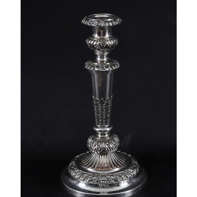 Antique Sheffield George III Candelabra, 18th Century, Set of 4 For Sale - Image 12 of 18