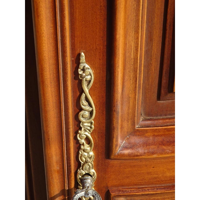 Louis XV Cherrywood Bonnetière, 1980s For Sale - Image 13 of 18