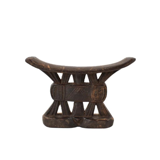 African Early 20th Century Shona Wood Headrest For Sale - Image 3 of 8