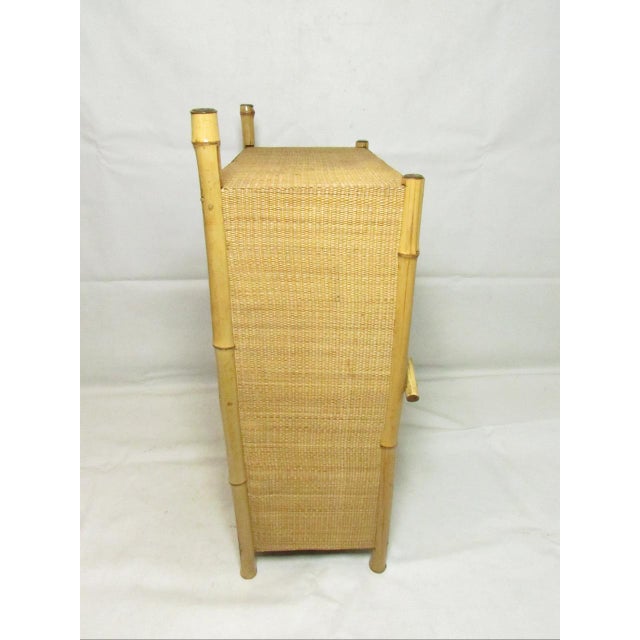 Antique English Bamboo Cabinet For Sale In San Francisco - Image 6 of 17