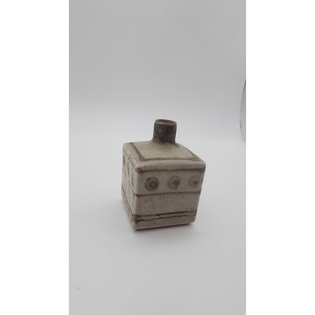 Brown Vintage Japanese Bud Vase For Sale - Image 8 of 10