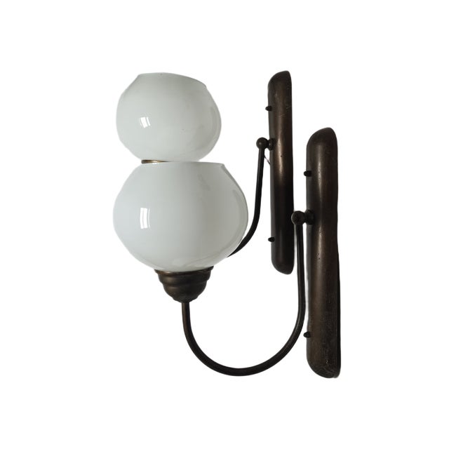 Vintage Art Deco Wall Lamps, Poland, 1950s, Set of 2 For Sale - Image 9 of 9
