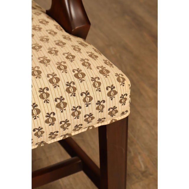 Kittinger Colonial Williamsburg Adaptation Set Of Eight Mahogany Dining Chairs For Sale - Image 15 of 18
