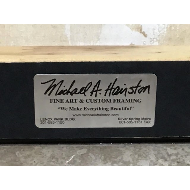 Large Vintage Haitian Painting For Sale - Image 9 of 11