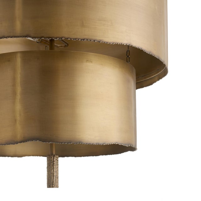 Arteriors Home Leonardo Gold Iron Chandelier For Sale - Image 9 of 11