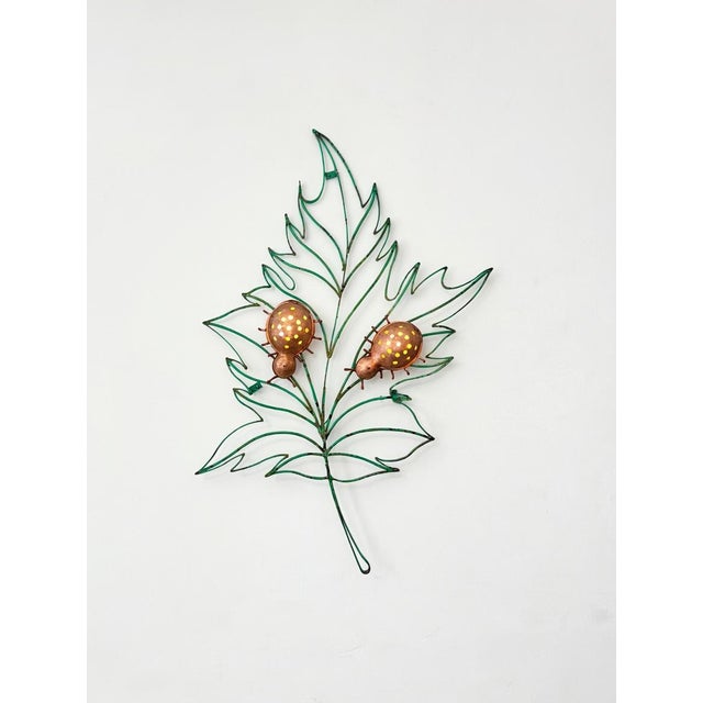 Leaf Sconce in the style of Mathieu Mategot, 1950s, in Very Good conditions. Designed 1950 to 1959 This piece is designed...