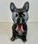 1950s Boho Chic Outdoor Garden Frenchie French Bulldog Concrete Statue For Sale - Image 10 of 14