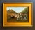 Oil Painting of Regal Purebreds in a Field by Satori Gregorakis For Sale - Image 4 of 4