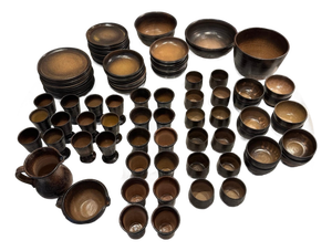 Ceramic Dinner Service by Jean Marais for Vallauris, 1960s, Set of 89