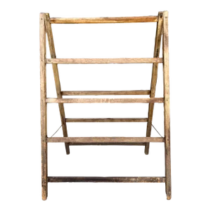Mid 19th Century Antique Folding Wooden Drying Rack