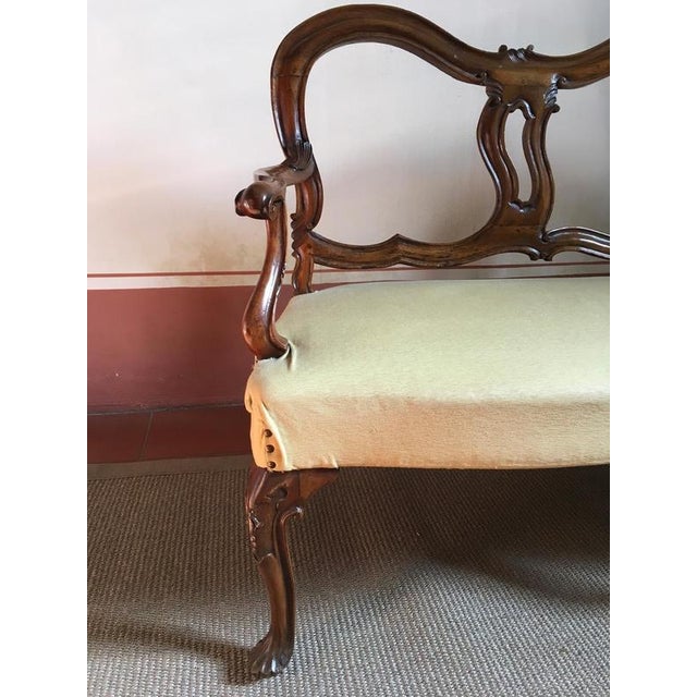 Mid-18th Century Baroque Wooden Sofa, Venice, Italy, 1750s For Sale - Image 6 of 17