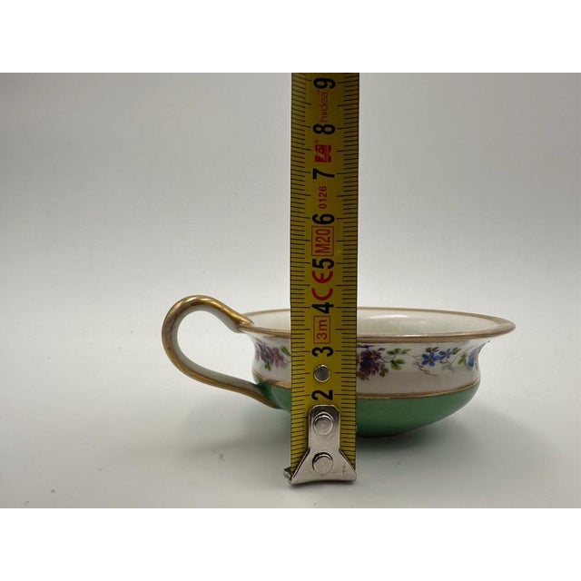 Russian Imperial Porcelain Cup and Saucer from Gardener Factory, Set of 2 For Sale - Image 10 of 11