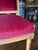 Burgundy Vintage Louis Xvi, 4 Chairs in Burgundy Mohair Upholstery For Sale - Image 8 of 9