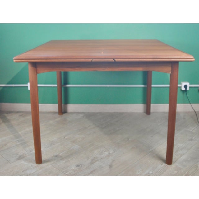 Vintage Dining Table in Teak Veneer, 1960s For Sale - Image 4 of 11
