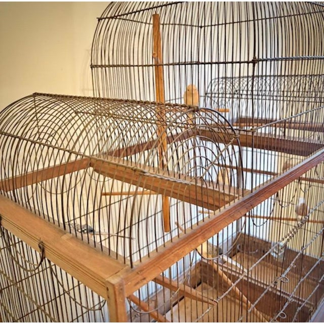 Rare 1830’s French Victorian “Palace” Birdcage For Sale In Orlando - Image 6 of 9