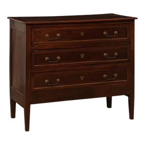 French 19th Century Walnut Commode