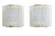 Vintage Textural Ice Glass Pipe Tube and Brass Scones by Doria, Pair Of, 1950's For Sale - Image 10 of 10