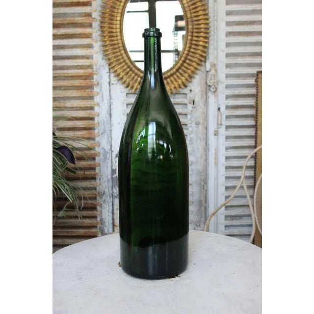 Set of Eight Vintage French Champagne Bottles For Sale - Image 4 of 7