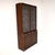 Vintage Military Campaign Bookcase in Wood and Glass, 1950 For Sale - Image 3 of 8