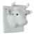 1980s Folk Art Ceramic Cow Wall Hanging For Sale