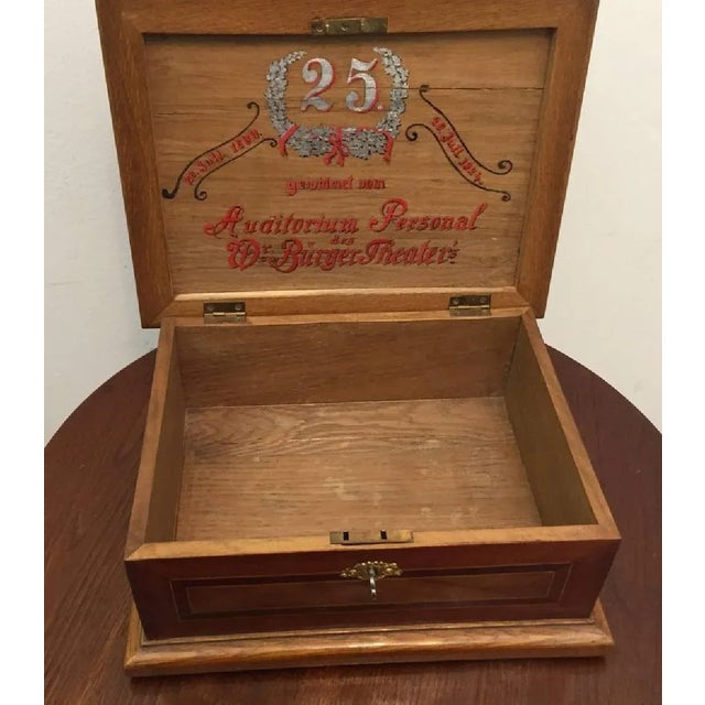 Austrian Wooden Box, 1924 For Sale - Image 4 of 6