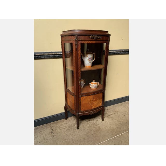 Vintage Art Nouveau Display Cabinet, 1930 For Sale - Image 4 of 11