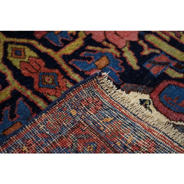 Antique Bidjar Rug 4'1'' X 6'11'' For Sale - Image 10 of 10